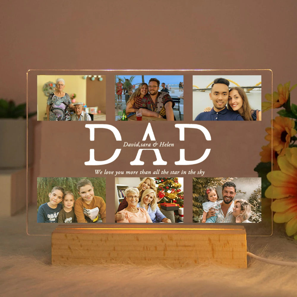 Radiant Moments - Personalized 3D Acrylic Lamp